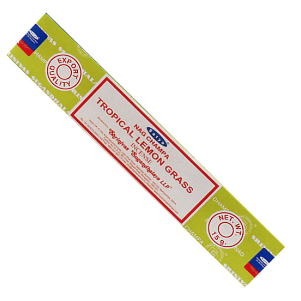 Satya Tropical Lemongrass Incense Sticks 